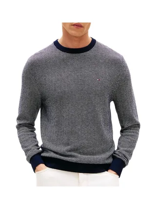 Pull Gris Clair Homme Tommy Hilfiger Pima 1