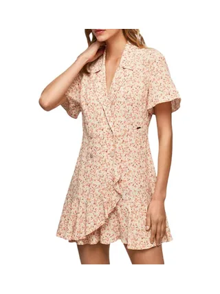 Combishort Orange à Motifs Femme Pepe Jeans Aide 1