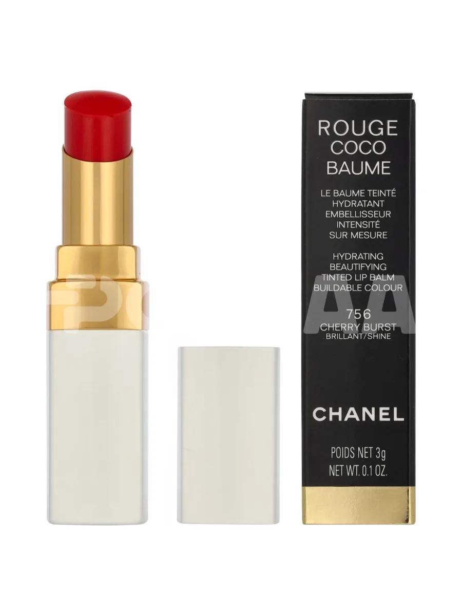 Chanel Rouge Coco Hydrating Beautifying Tinted Lip Balm 3g - #756 Cherry Burst 1