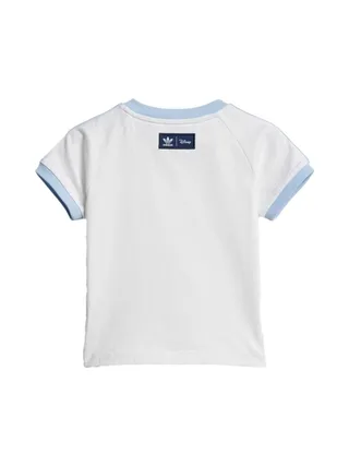 T-Shirt Blanc/Bleu Fille Puma JN4672 2