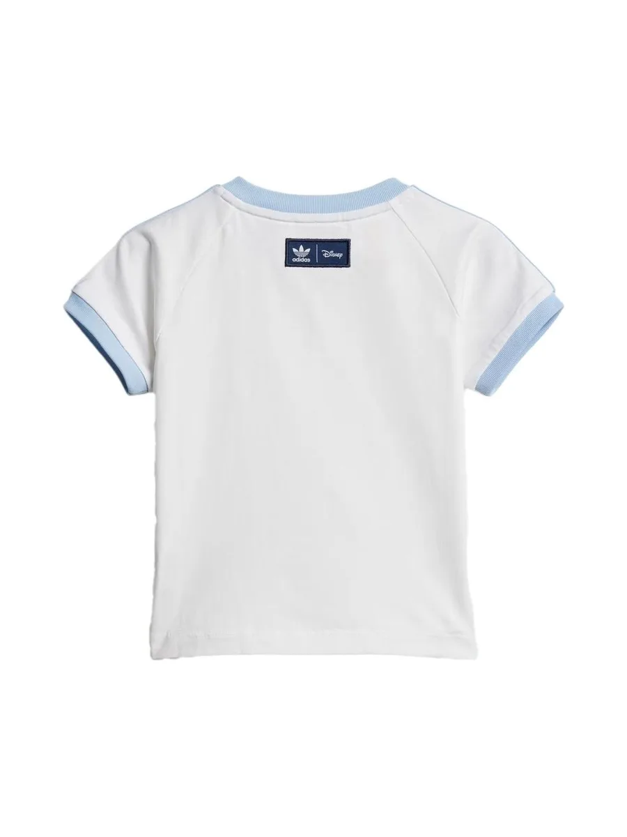 T-Shirt Blanc/Bleu Fille Puma JN4672 2