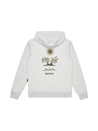 Sweat à Capuche Gris chiné Garçon Quiksilver Fineline 2