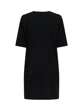 Robe Droite Noir Femme JDY Life Button 2
