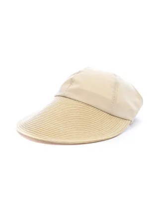 Chapeau Visière Beige Femme Via Lorenzo Naturel 1