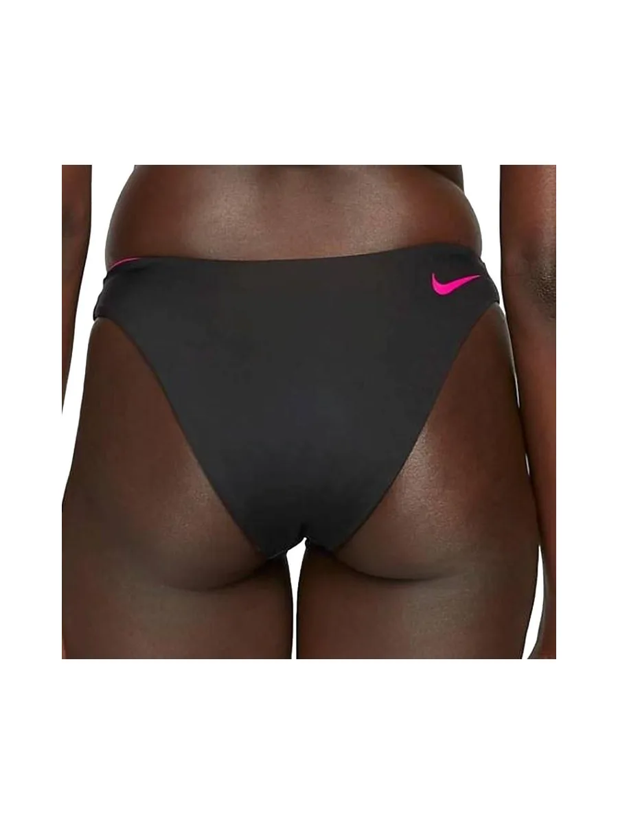 Bas de maillot de bain Noir/Rose Femme Nike Reversible 4