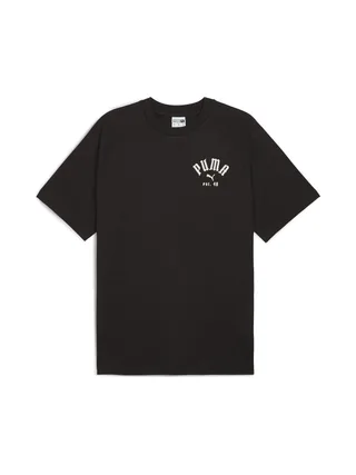 T-Shirt Noir Homme Puma Classics Play 1