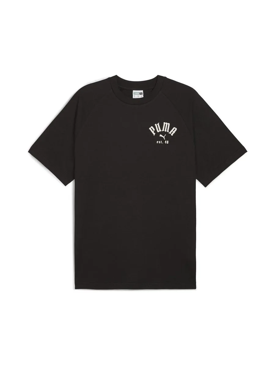 T-Shirt Noir Homme Puma Classics Play 1