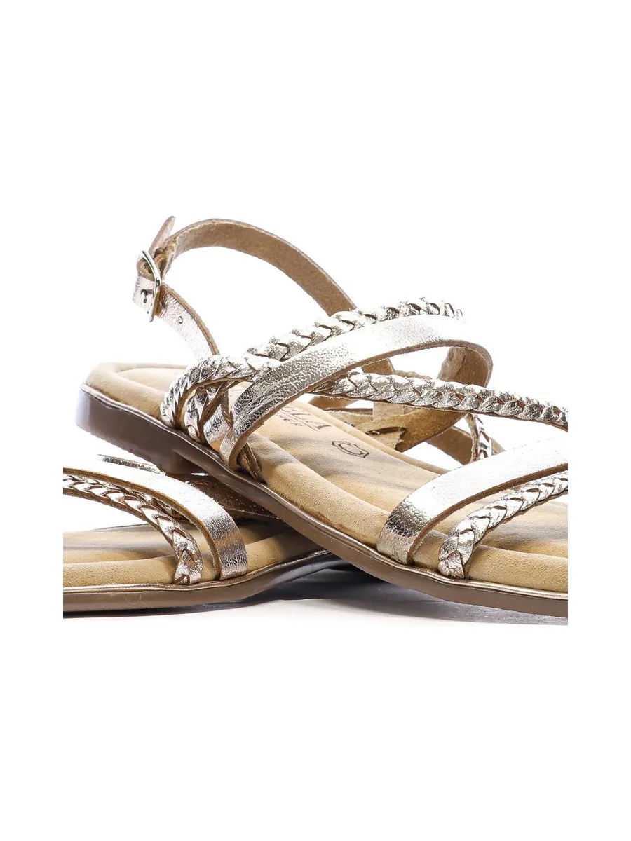 Sandales Dorées Femme Carmela ORO 9