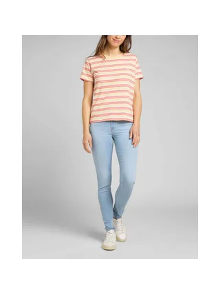 Pantalon en denim LEE Scarlett taille haute 1