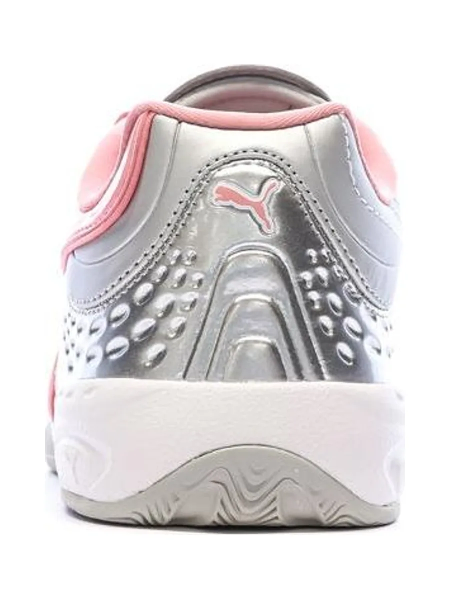 Baskets Argent/Rose Fille Puma Goalgetter 4