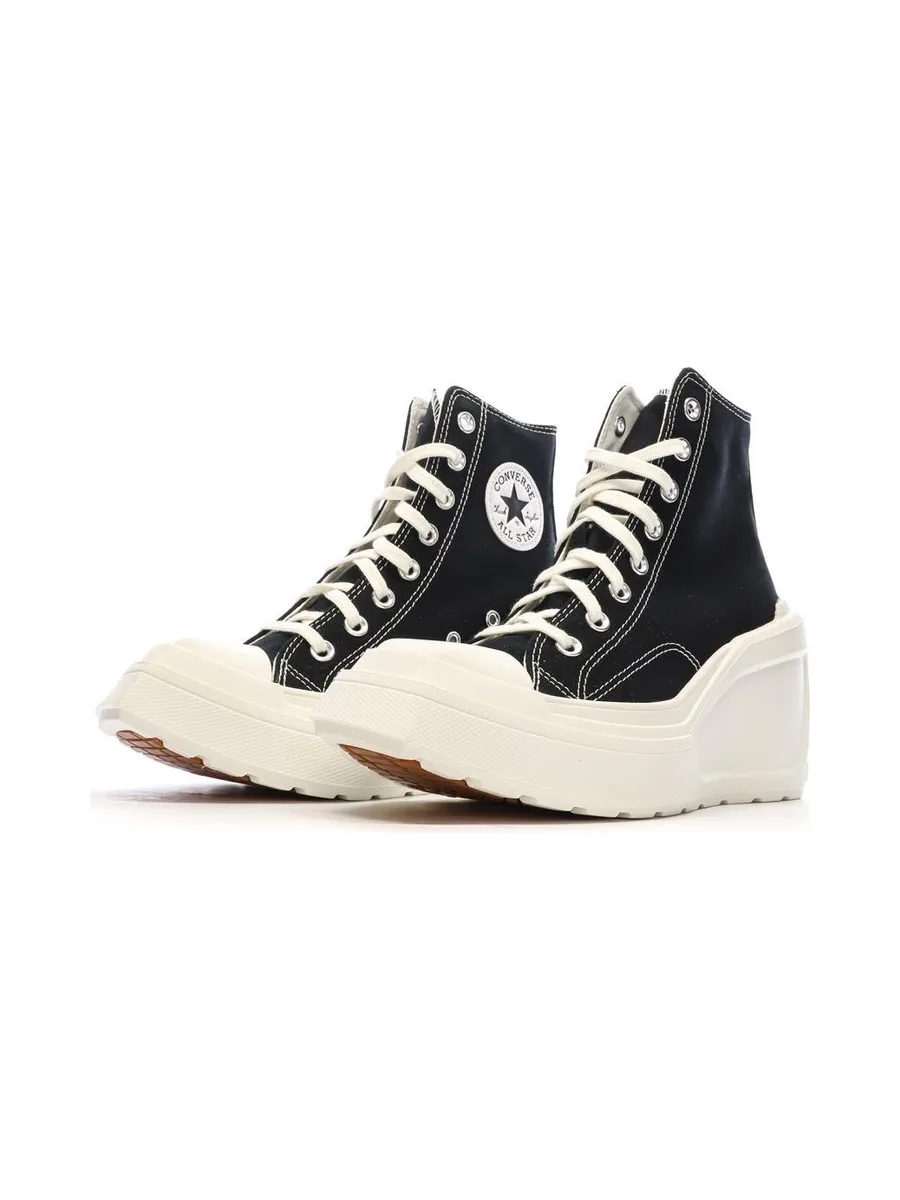 Baskets Noires Femme Converse Chuck 70 De Luxe Wedge A06478C 7