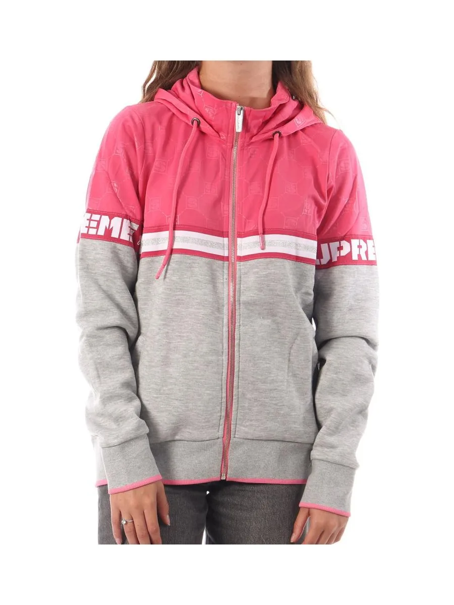 Veste Grise/Rose Femme Supreme Grip Benita 2