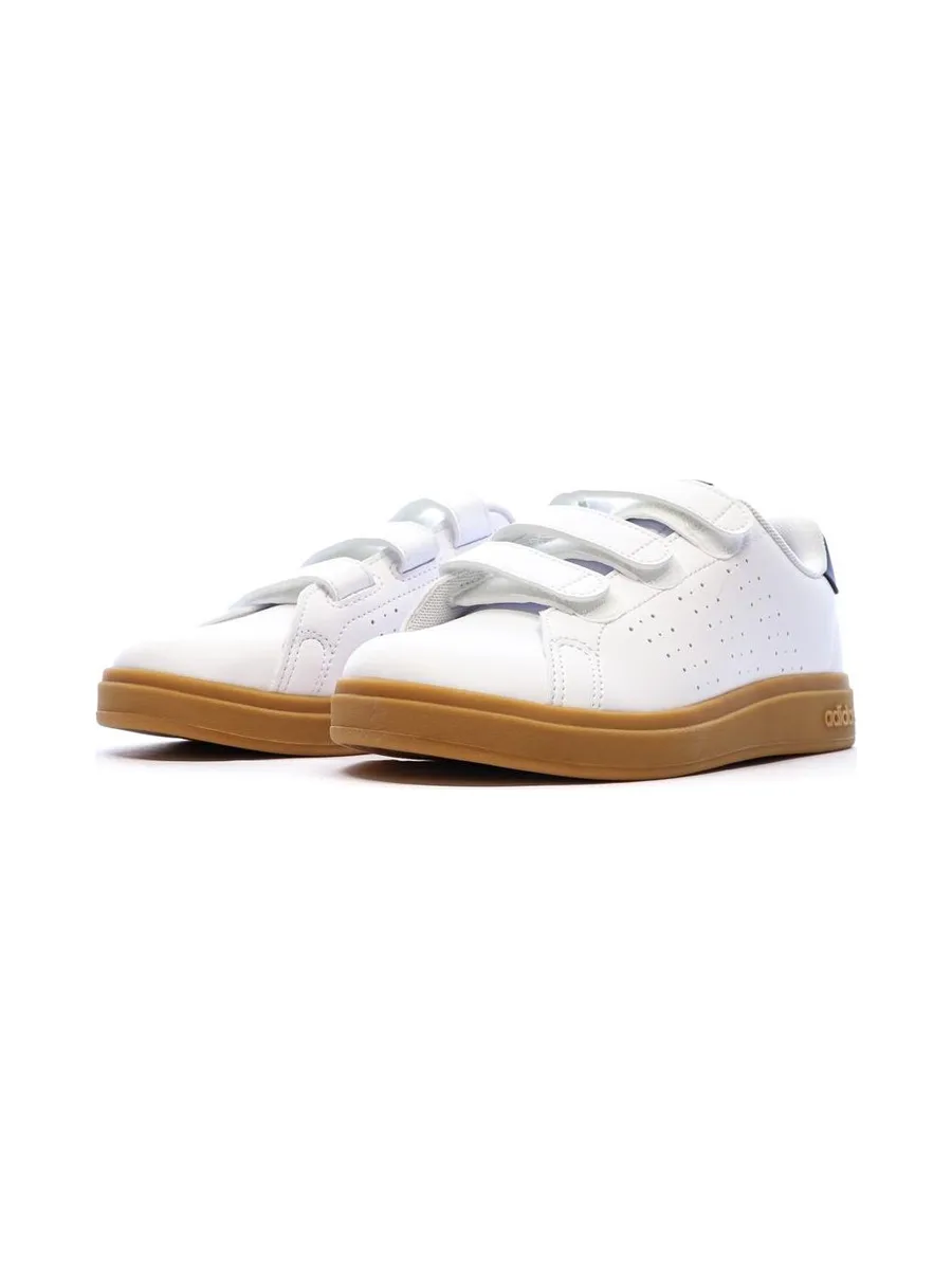 Baskets Blanches Garçon Adidas Advantage Base 7
