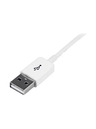 1m White USB 2.0 Extension Cable - M/F 2