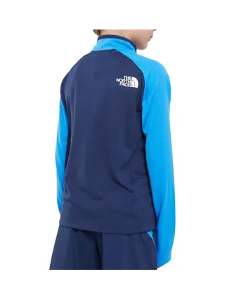 Sweat Bleu Garçon The North Face Perf 1/4 Zip 2