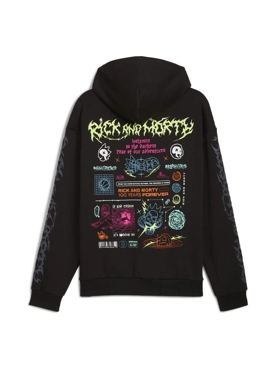 Sweat Noir Homme Puma Hoops X Rick And Morty 3