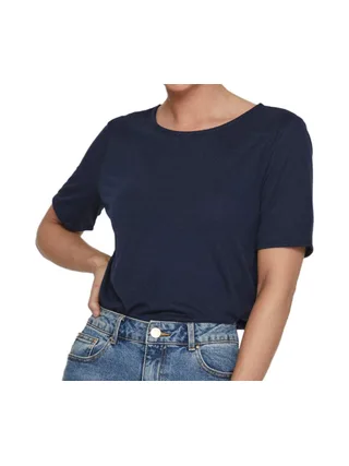 T-shirt Marine Femme Vila Mooney 1