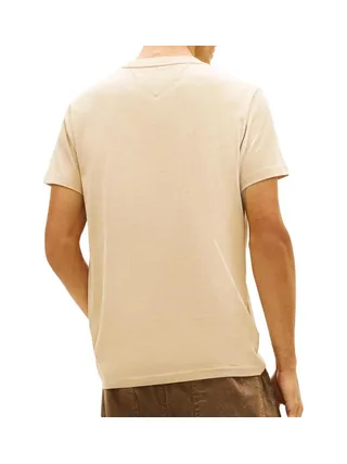 T-Shirt Beige Homme Tommy Hilfiger Slim 2