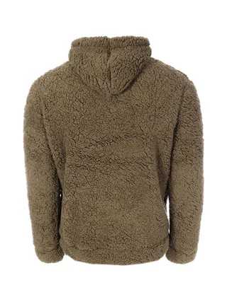 Sweat Sherpa Kaki Homme Paname Brothers Full Zip 2