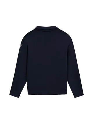 Sweat 1/4 de Zip Marine Femme TBS Craie 2