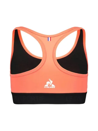 Brassière Orange/Noire Femme Le Coq Sportif Training 2