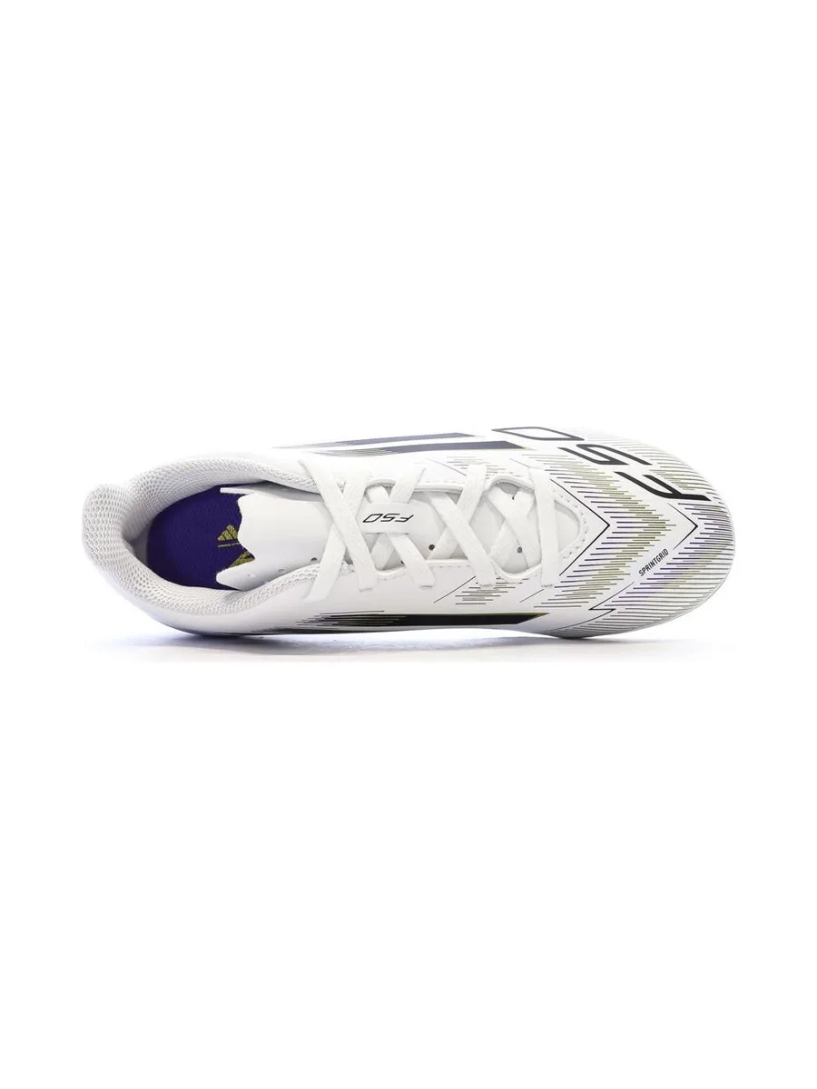 Chaussures de Football Blanc/Doré Mixte Adidas F50 Club 5