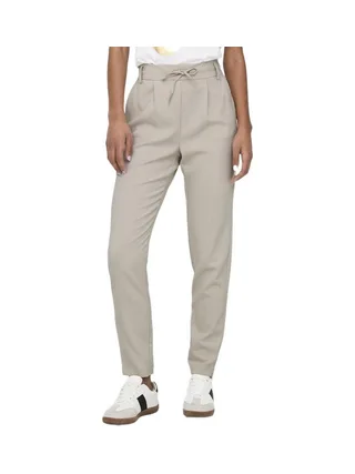 Pantalon fluide Beige Femme Only Poptrash 1