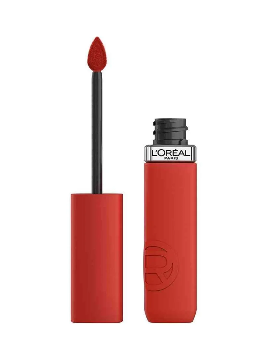 Encre à Lèvres Liquide Mate Rouge Signature L'Oréal Paris 400 Spill the tea 2