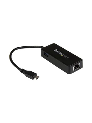 USB-C to GbE Adapter w/Extra USB port 1