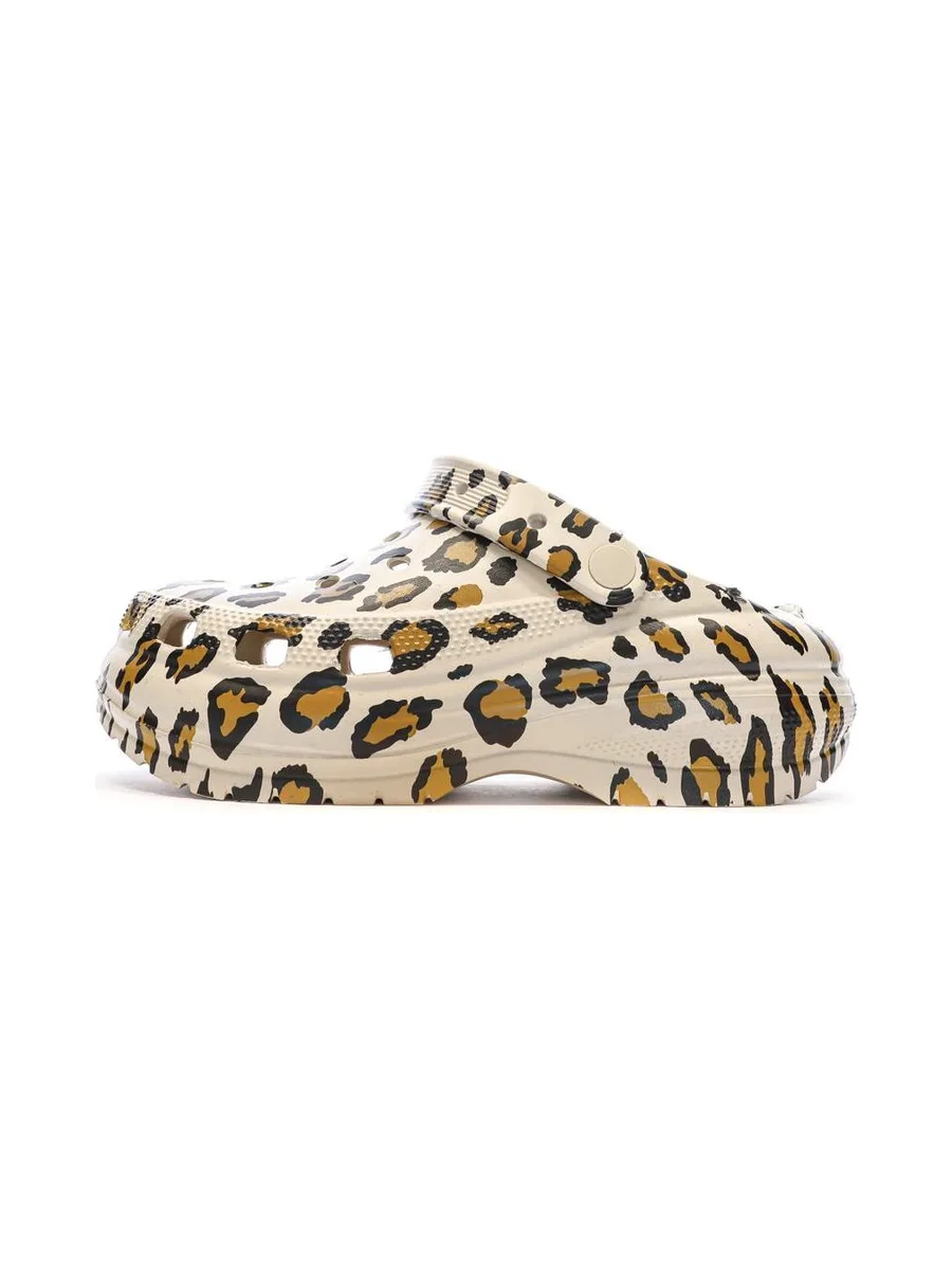Sabots à Plateforme Beige à Motifs Femme XTI 143888 2