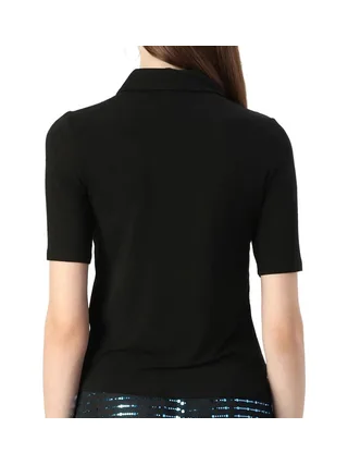 Polo Noir Femme JDY Sanni 2/4 2