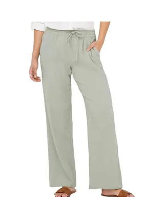 Pantalon Fluide Vert Femme JDY Theis 1