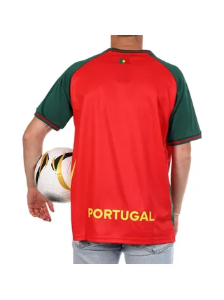 Portugal Maillot Supporter Rouge Mixte Sport Zone 2