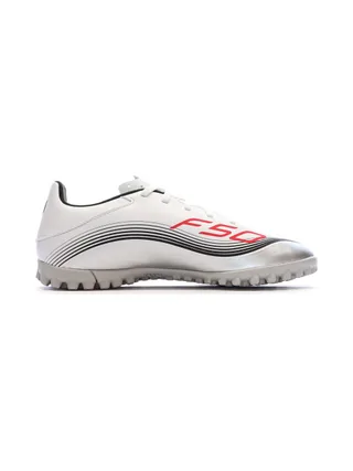 Chaussures de Foot Blanches Adidas F50 Messi Club TF 2