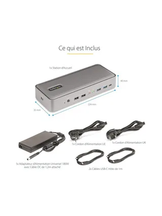 USB-C KVM Docking Station Dual 4K 60Hz 13