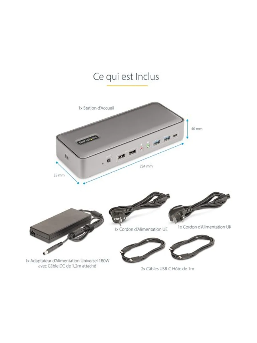 USB-C KVM Docking Station Dual 4K 60Hz 13