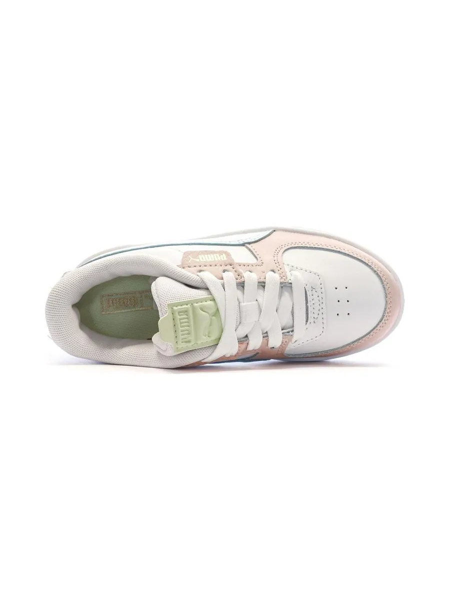 Baskets Blanches/Rose/Bleu Fille Puma Cali Dream Pastel 5