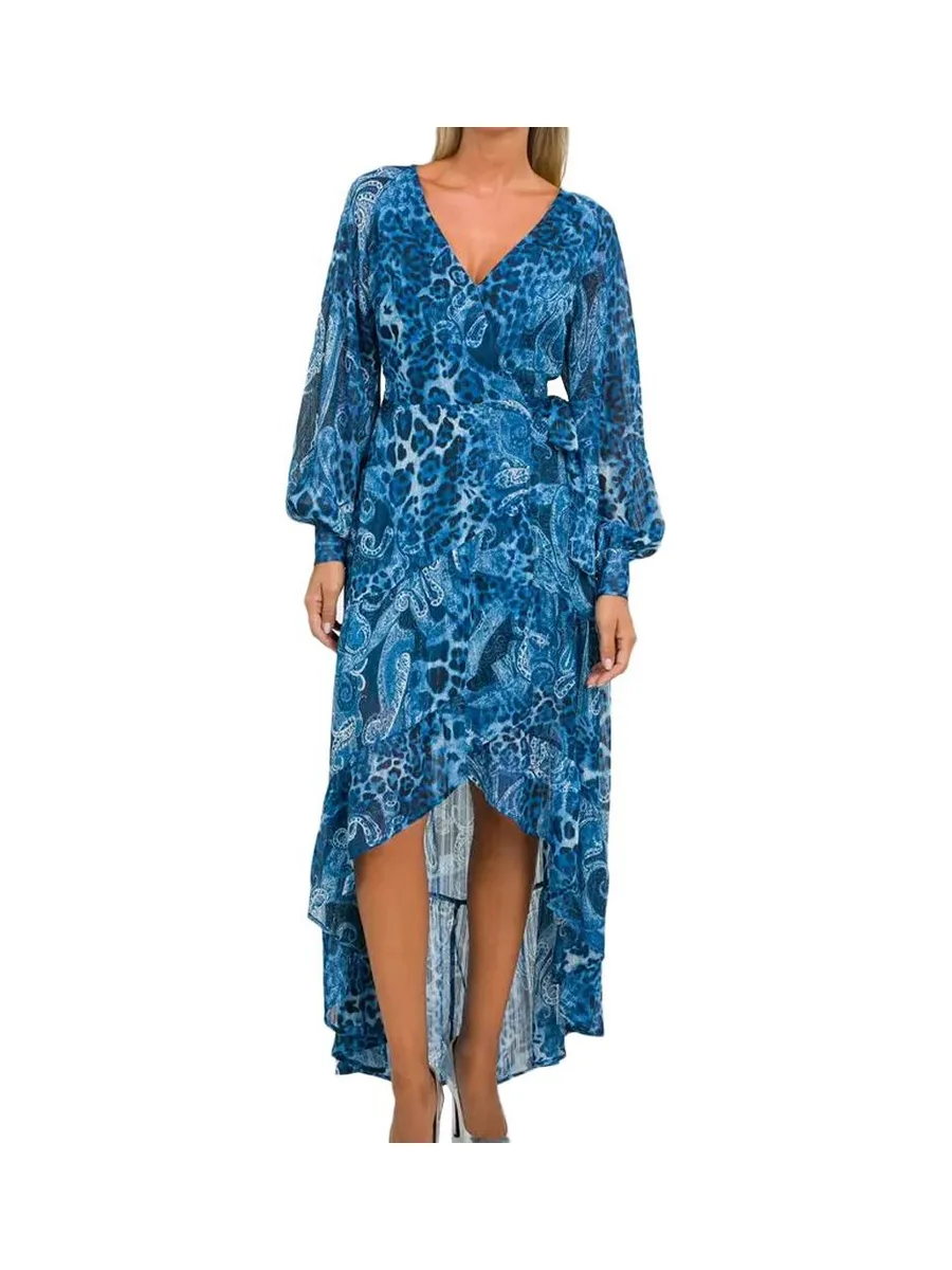Robe Bleu à Motifs Femme Guess Nuovo Bahia 1
