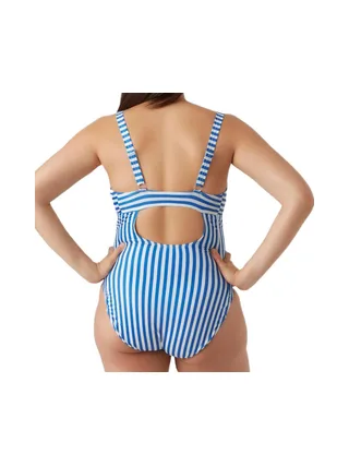 Maillot de bain de Grossesse Blanc/Bleu Femme Mamalicious Zaga 2