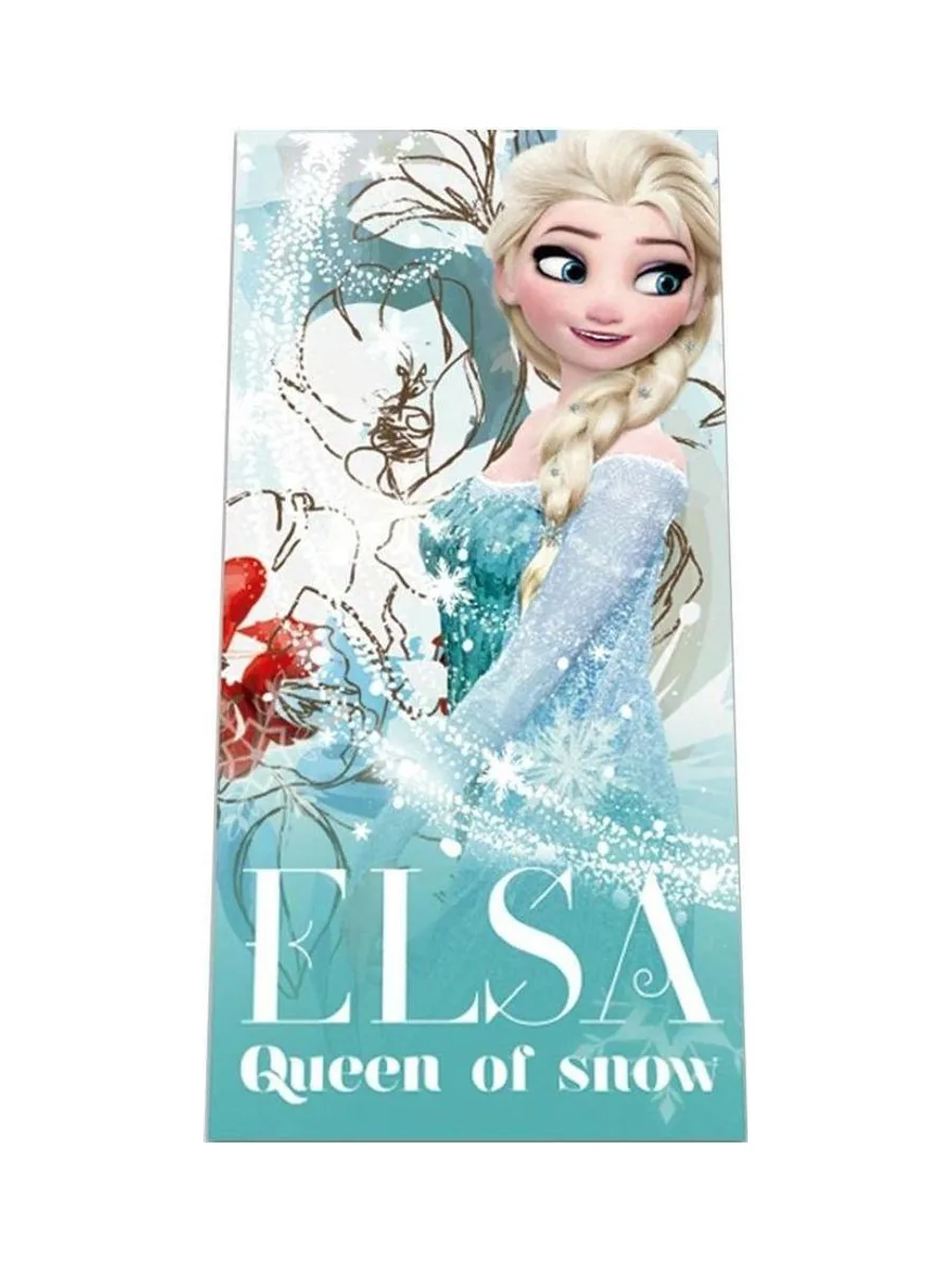Serviette Rose/Bleu Fille Sport Zone La Reine Des Neiges 2