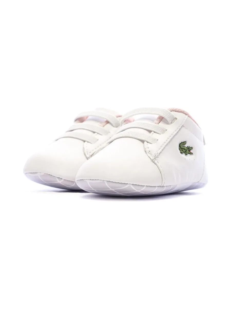 Baskets Blanches/Rose Bébé Lacoste Carnaby Set 225 7