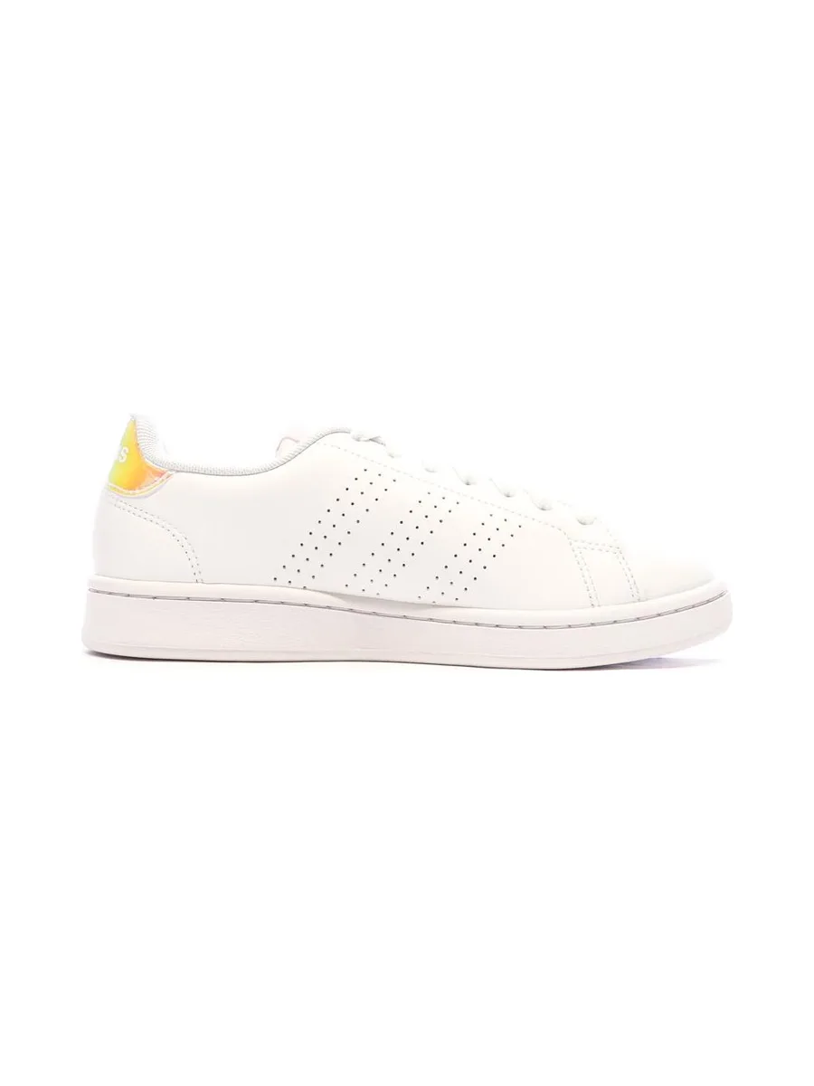 Baskets Blanc/Rose Femme Adidas Advantage IF6116 2
