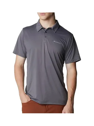 Polo Gris Homme Columbia Hike 1