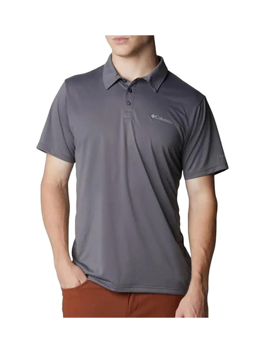 Polo Gris Homme Columbia Hike 2