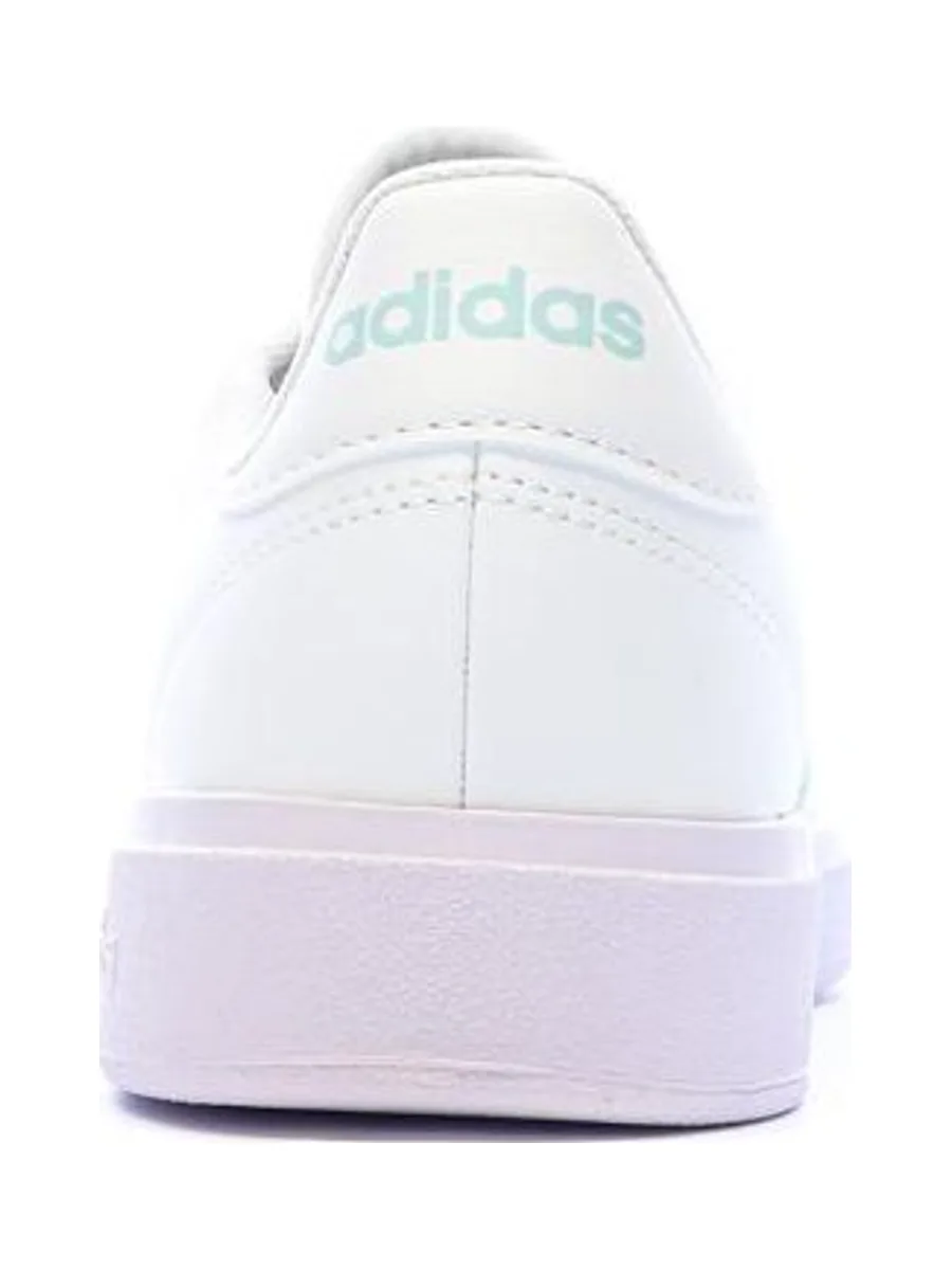 Baskets Blanches/Turquoises Femme Adidas Grand Court Base 2.0 4