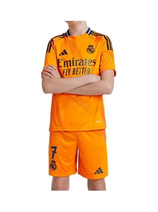 Ensemble Real Madrid Tenue Extérieur Junior Adidas 24/25 2