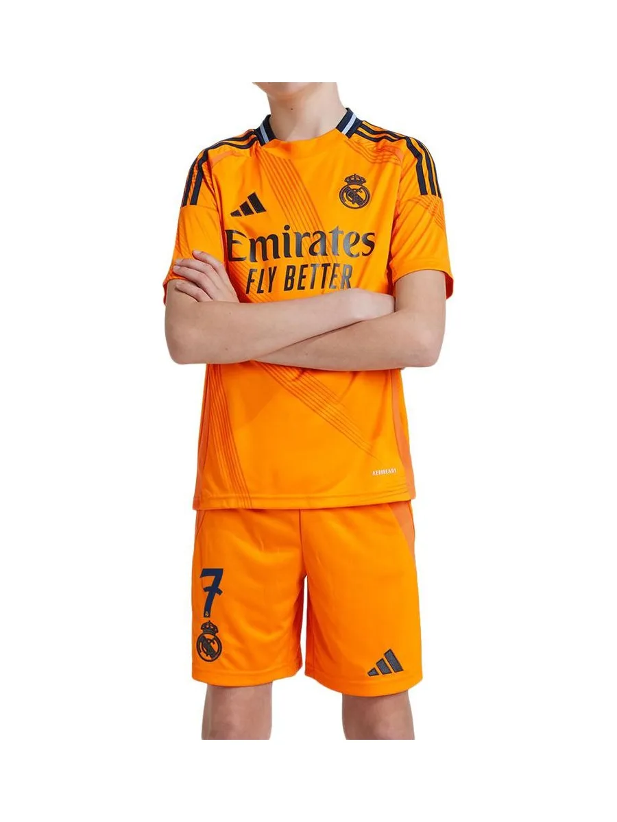 Ensemble Real Madrid Tenue Extérieur Junior Adidas 24/25 2