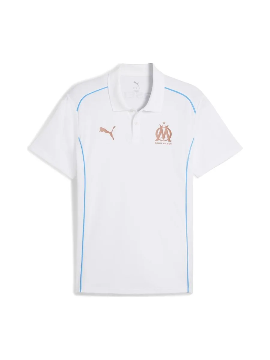 OM Polo Blanc Homme Puma 2