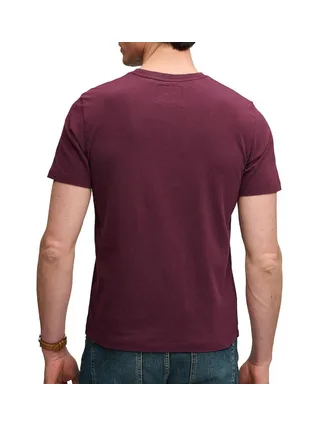 T-Shirt Bordeaux/Beige Homme Superdry Classic 2