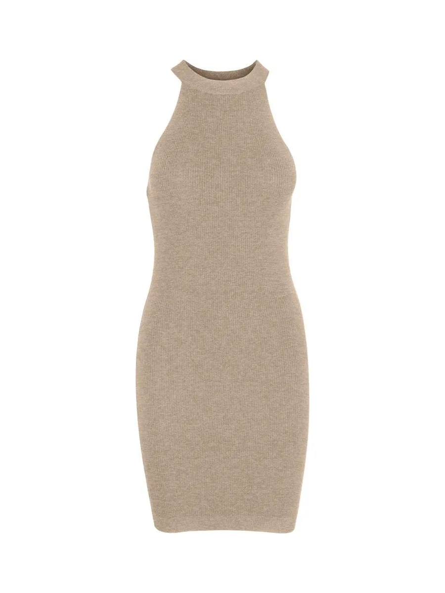 Robe Beige Femme Vero Moda Gold 2